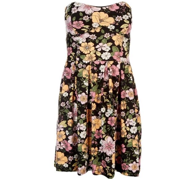 Derek Heart Junior Large Floral Dress - Picture 1 of 7